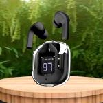 GUGGU Earbuds Max UltraPods Transparent Charging Case With LED Digital Display B533